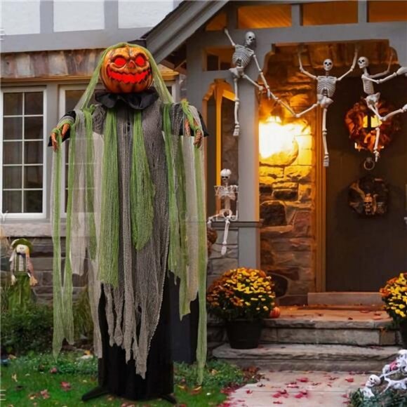 Halloween Decorations Outdoor - 6 Ft. Large Animated Root of Evil Prop - Picture 3 of 7
